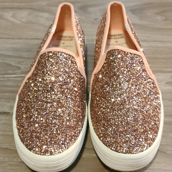 gold glitter keds